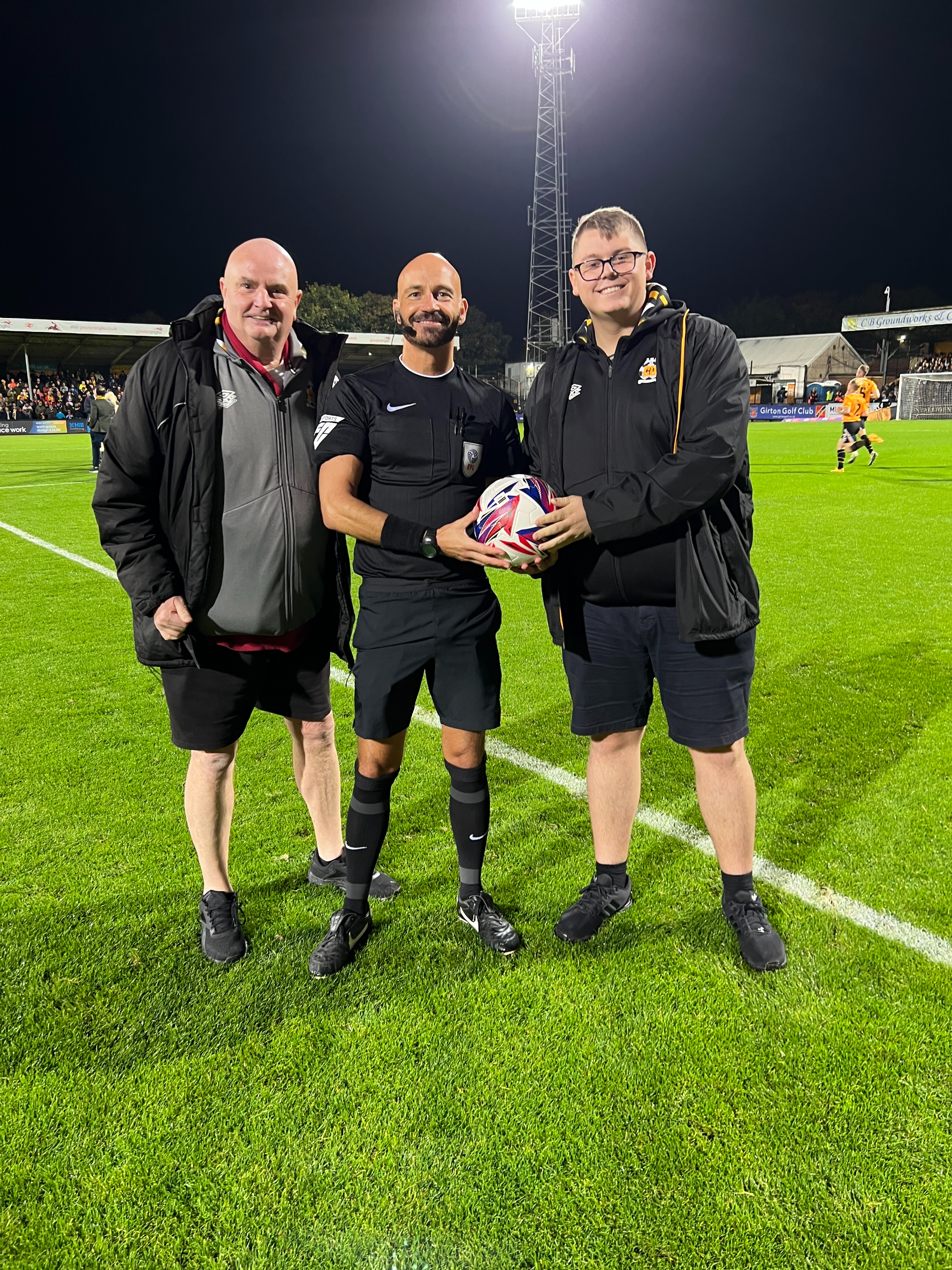 It was fantastic to welcome Daniel Gordon pitchside on Tuesday evening ...